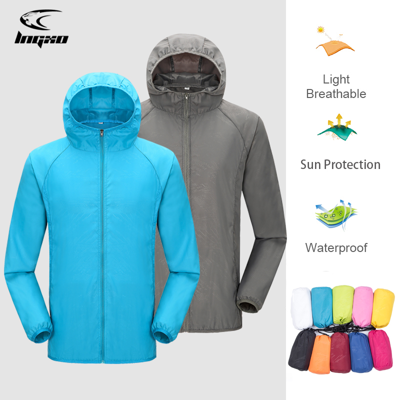 Outdoor Sport Waterproof Jacket - Camping Rain Jacket Men Women Waterproof