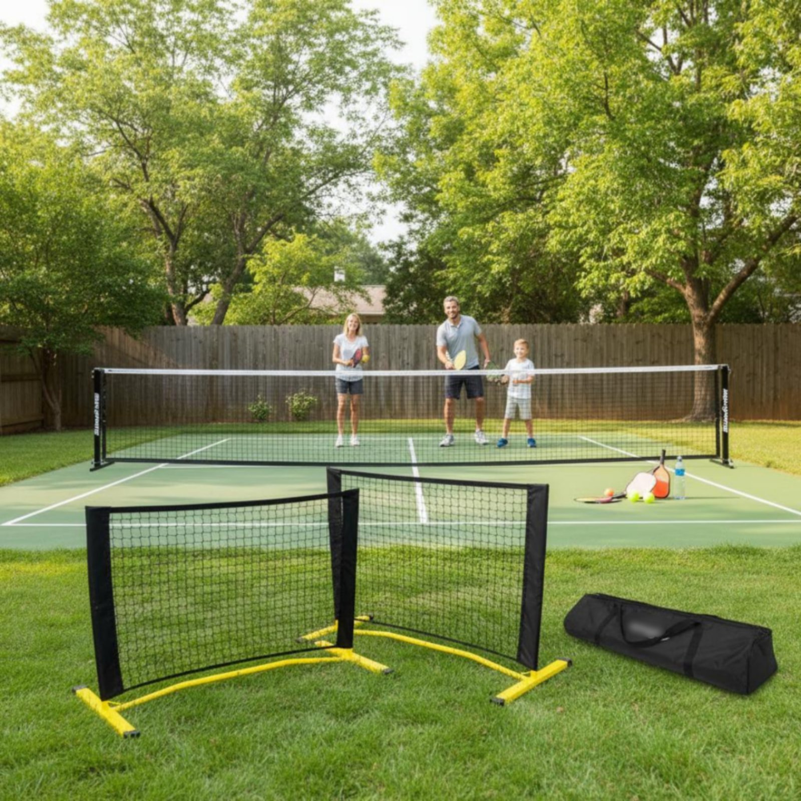 Outdoor Sports Net - Pickleball Net Stand Indoor Outdoor Adjustable