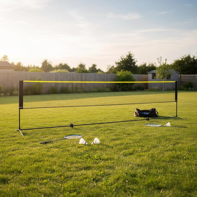 Outdoor Sports Net - Height Adjustable Sports Netting System 20ft
