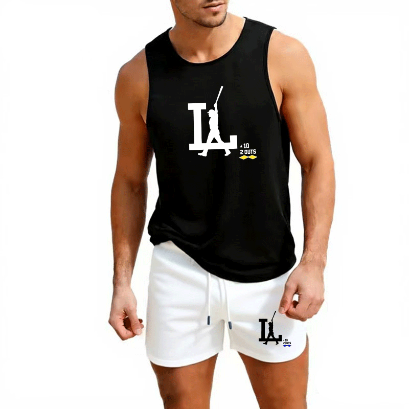 Outdoor Sportswear - European Size Men Vest Shorts 2