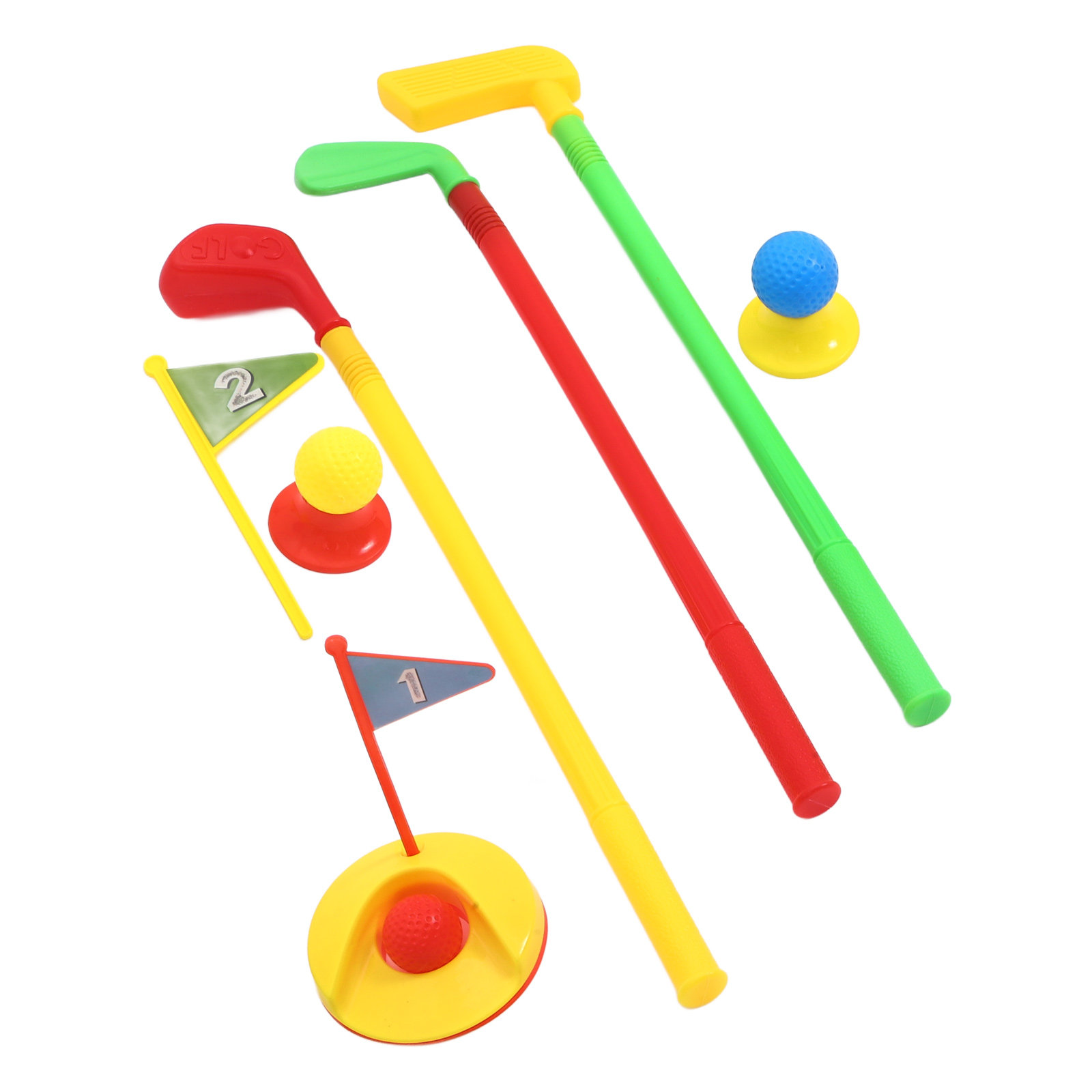Outdoor Sport Club - 1Set Kids Golf Set Plastic Clubs