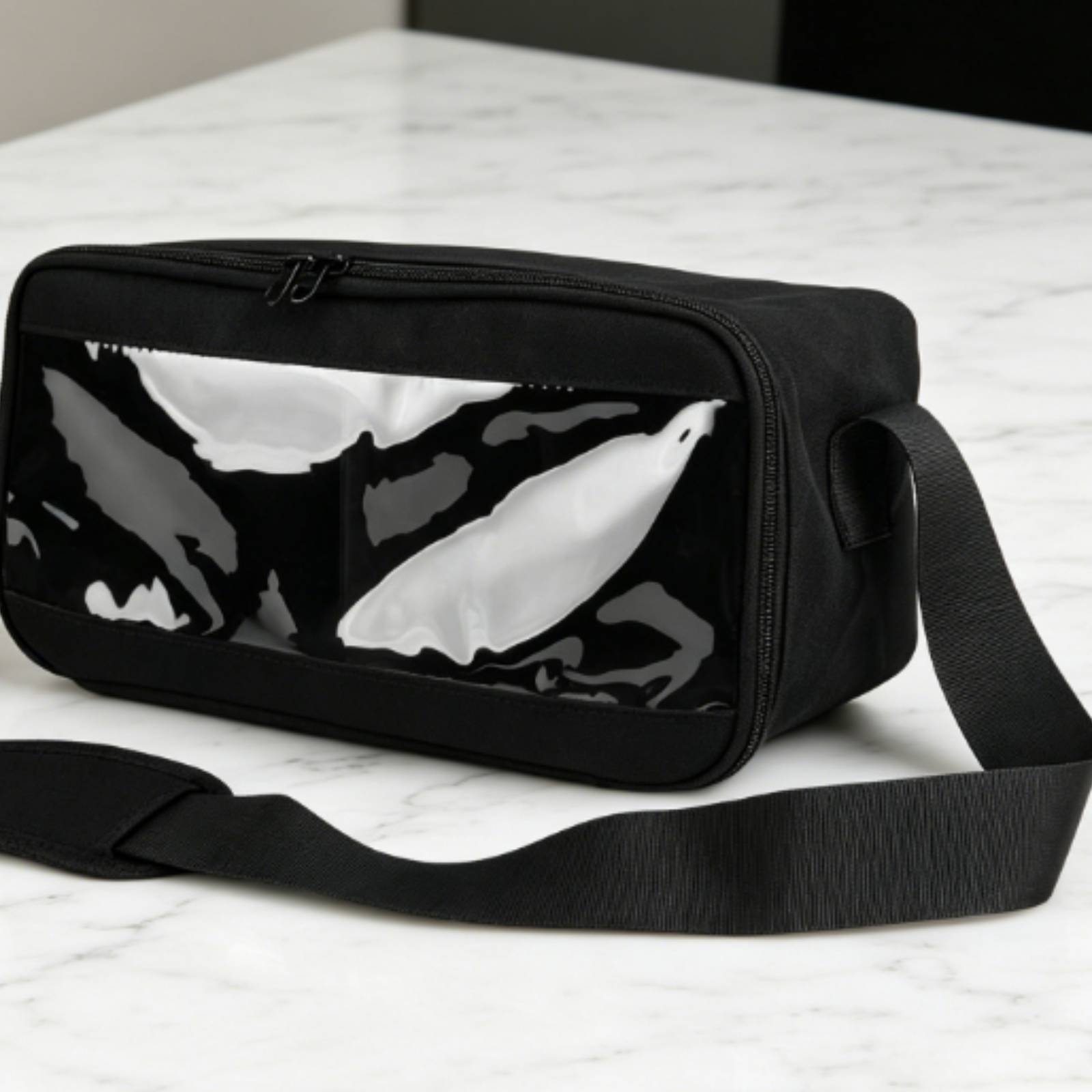 Outdoor Sports Accessories - Transparent Window Shoulder Bag Removable Divider