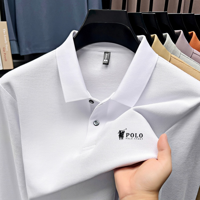 Polo Shirt Equestrian - Men's brand polo shirt long sleeved