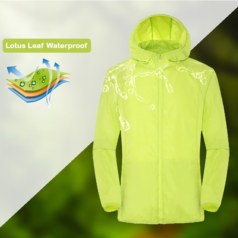 Camping Rain Jacket Men Women  - Outdoor Sport Waterproof Jacket ulasan dan harga