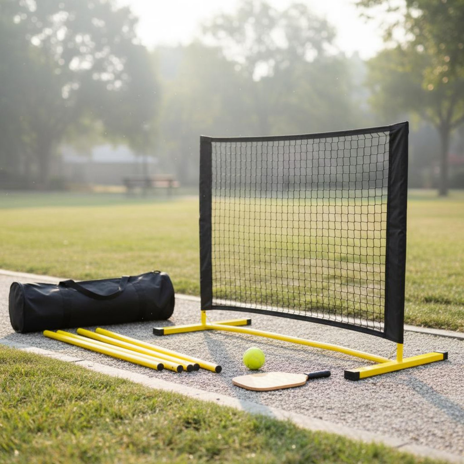 Pickleball Net Stand Indoor Ou - Outdoor Sports Net ulasan dan harga