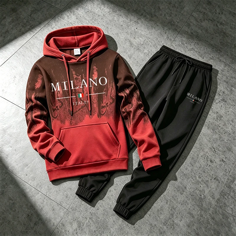 Italy Fashion Sportswear 2pcs  - Outdoor Sportswear ulasan dan harga