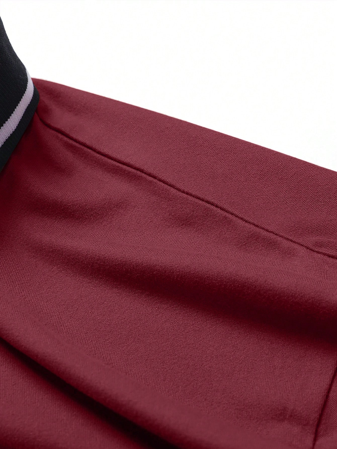Men's Burgundy Long Sleeve Pol - Polo Shirt Equestrian ulasan dan harga