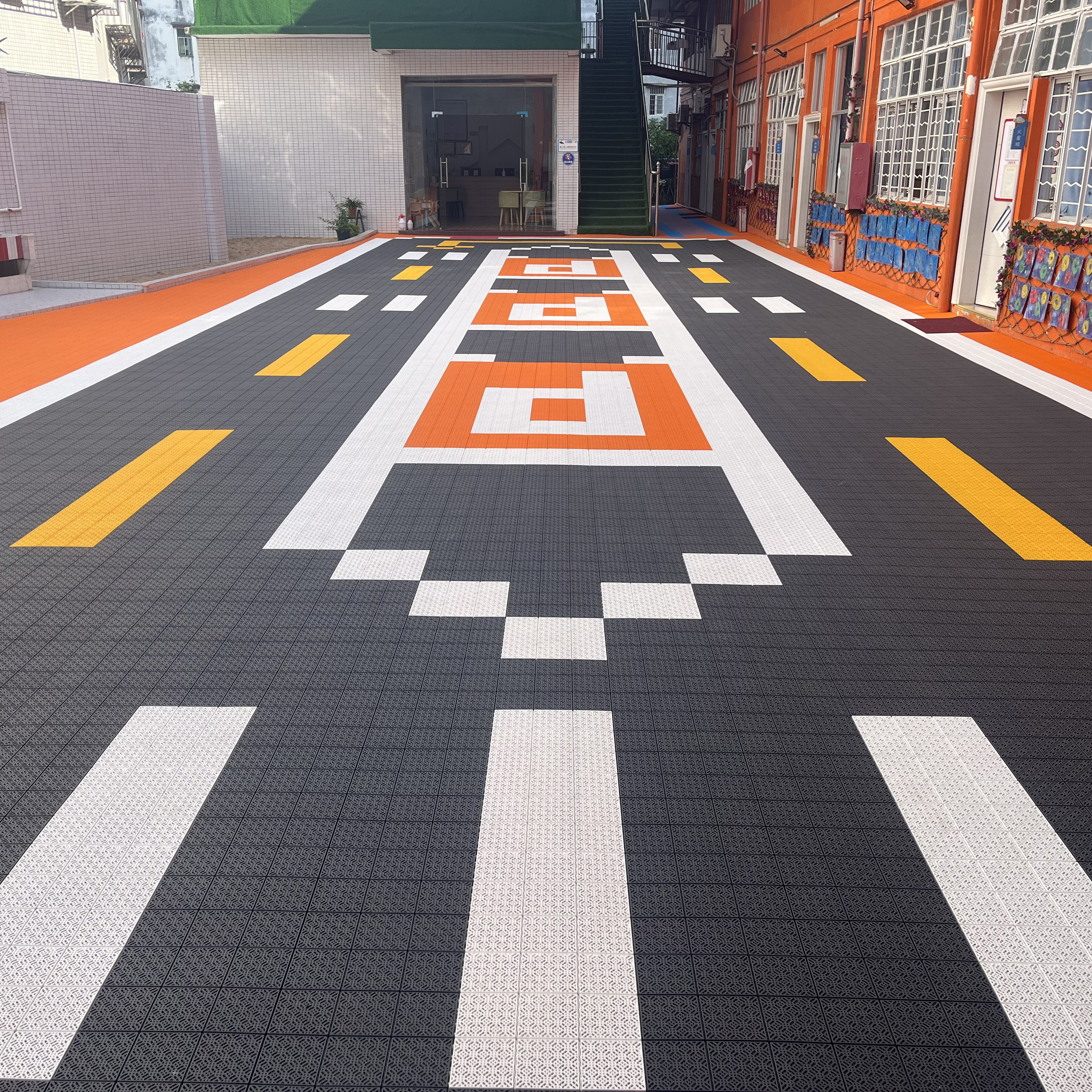 OEM Customized Indoor/Outdoor  - Outdoor Sport Court Flooring ulasan dan harga