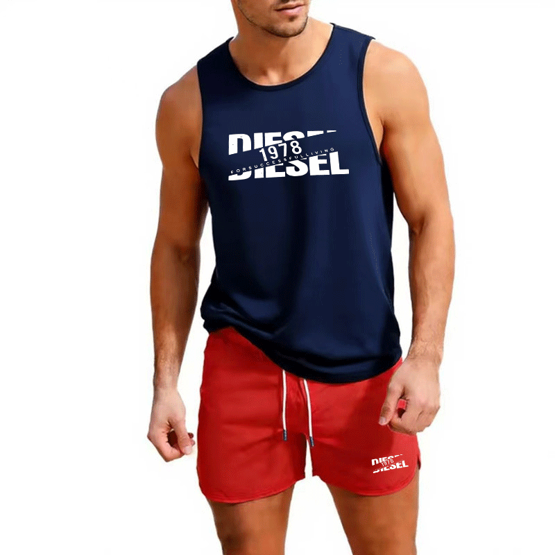 Summer Casual Trendy Tank Set  - Outdoor Sportswear ulasan dan harga