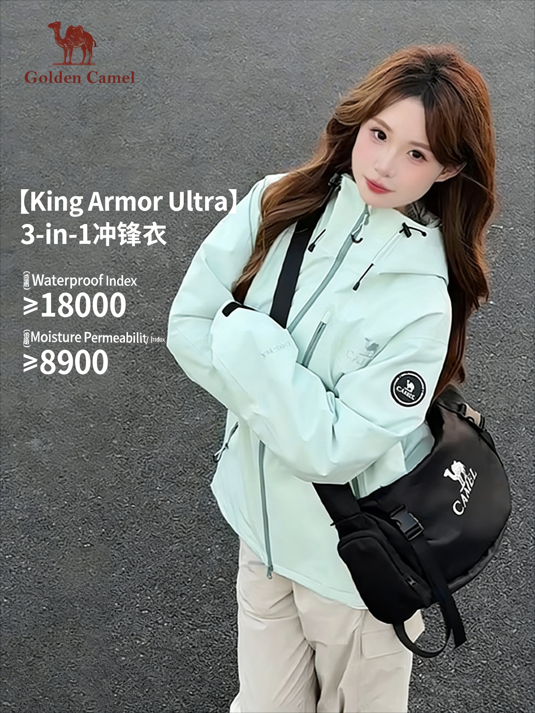 Golden Camel Outdoor Fleece Ja - Outdoor Sport Waterproof Jacket ulasan dan harga