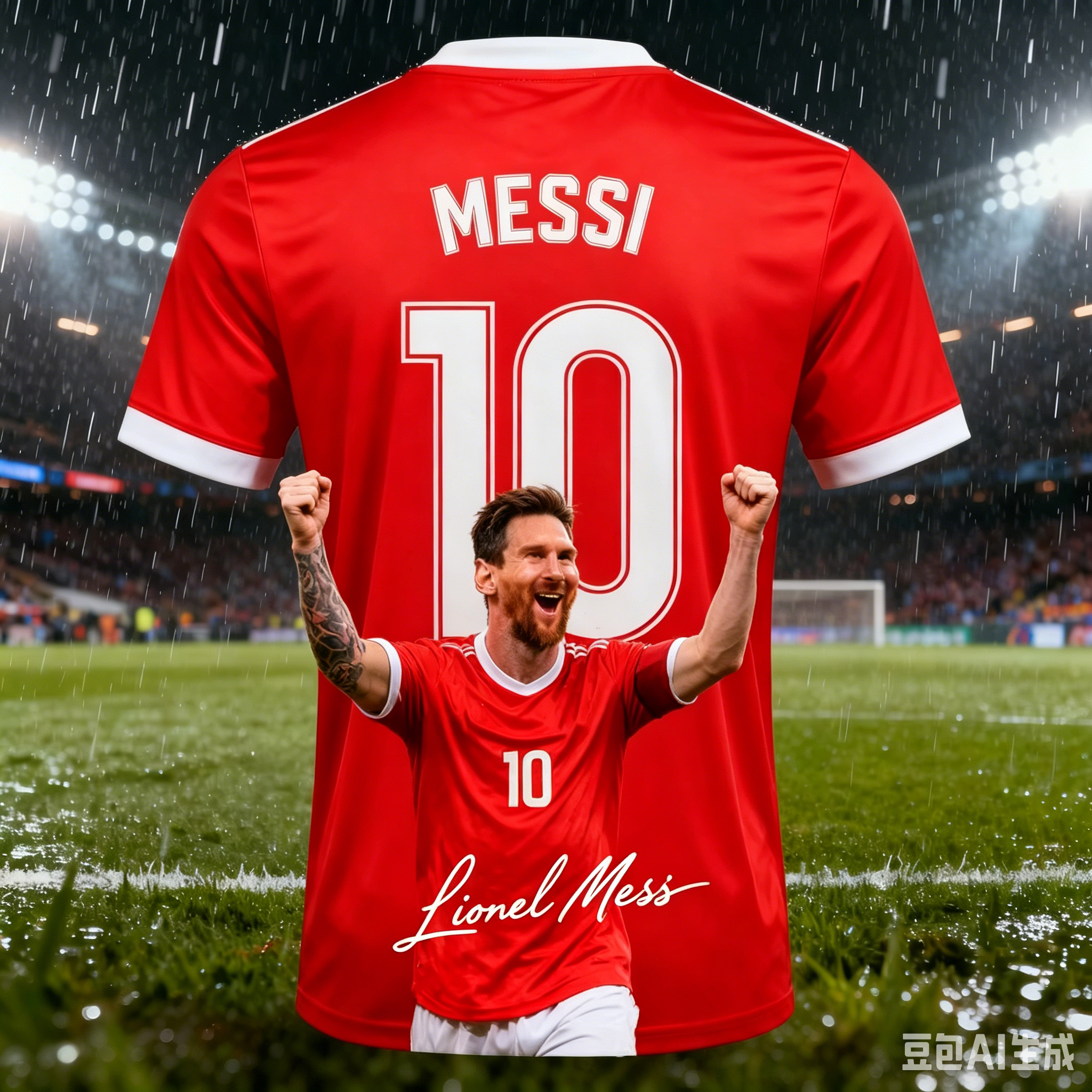 Messi 3D Print Sport QuickDry  - Outdoor Sport Club ulasan dan harga