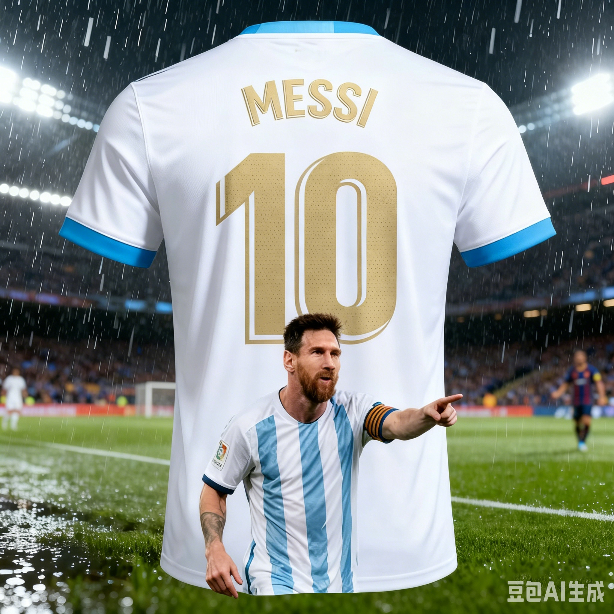 Messi 3D Print Sport QuickDry  - Outdoor Sport Club ulasan dan harga