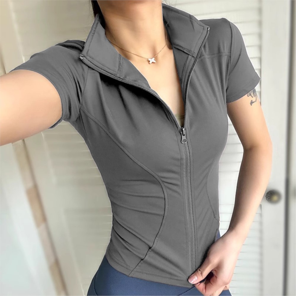 Yoga Wear Women's Short-sleeve - Outdoor Sport Jacket ulasan dan harga