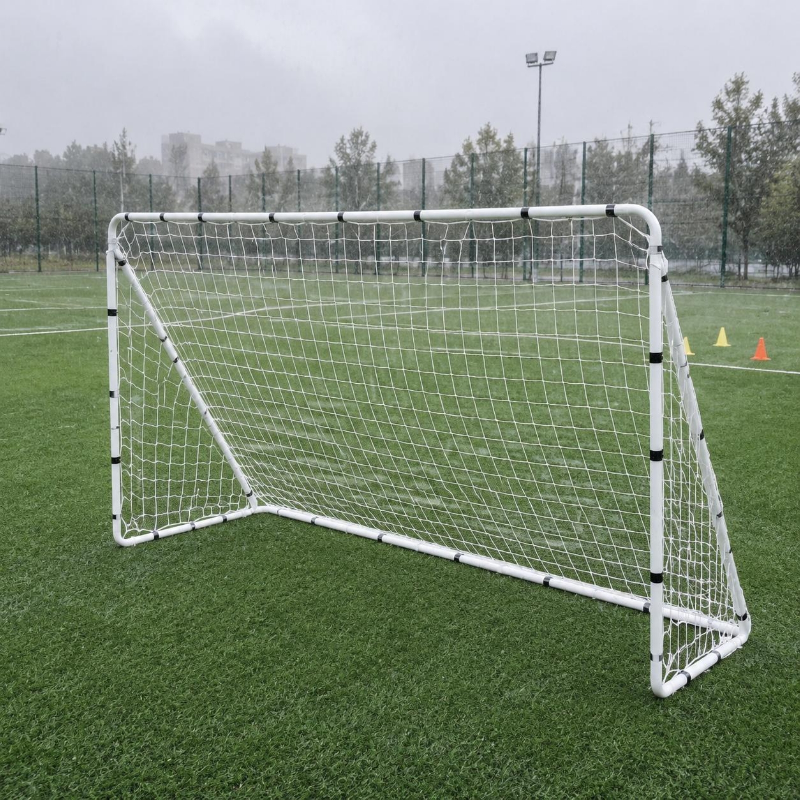 Steel Soccer Goal Indoor Outdo - Outdoor Sports Net ulasan dan harga
