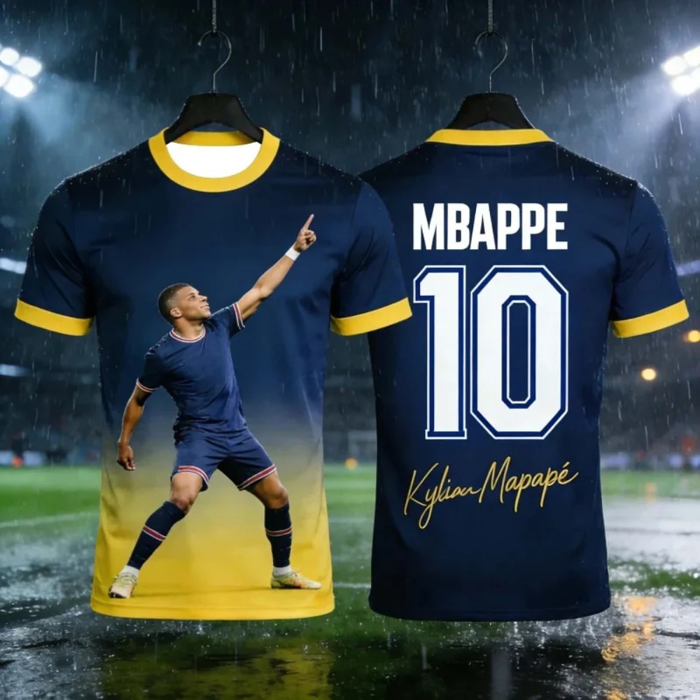 Summer 3D Print Mbappé Sport Q - Outdoor Sport Club ulasan dan harga