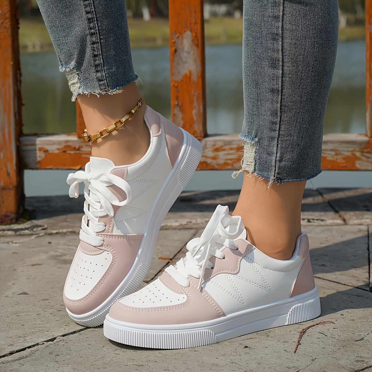 Women Sneakers Runing Breathab - Outdoor Sport Lights ulasan dan harga