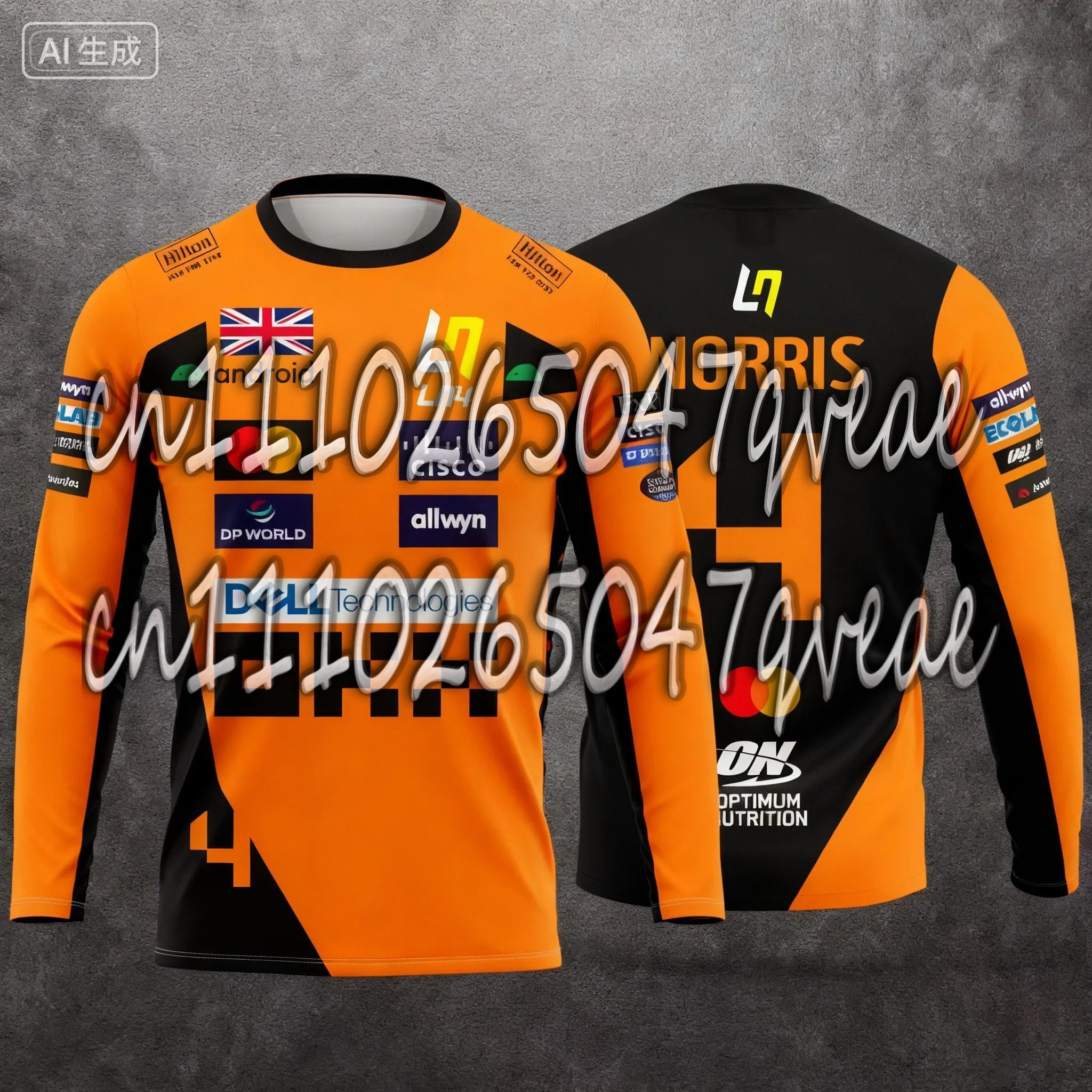 Lando Norris NO.4 2026 New Rac - Outdoor Sportswear ulasan dan harga