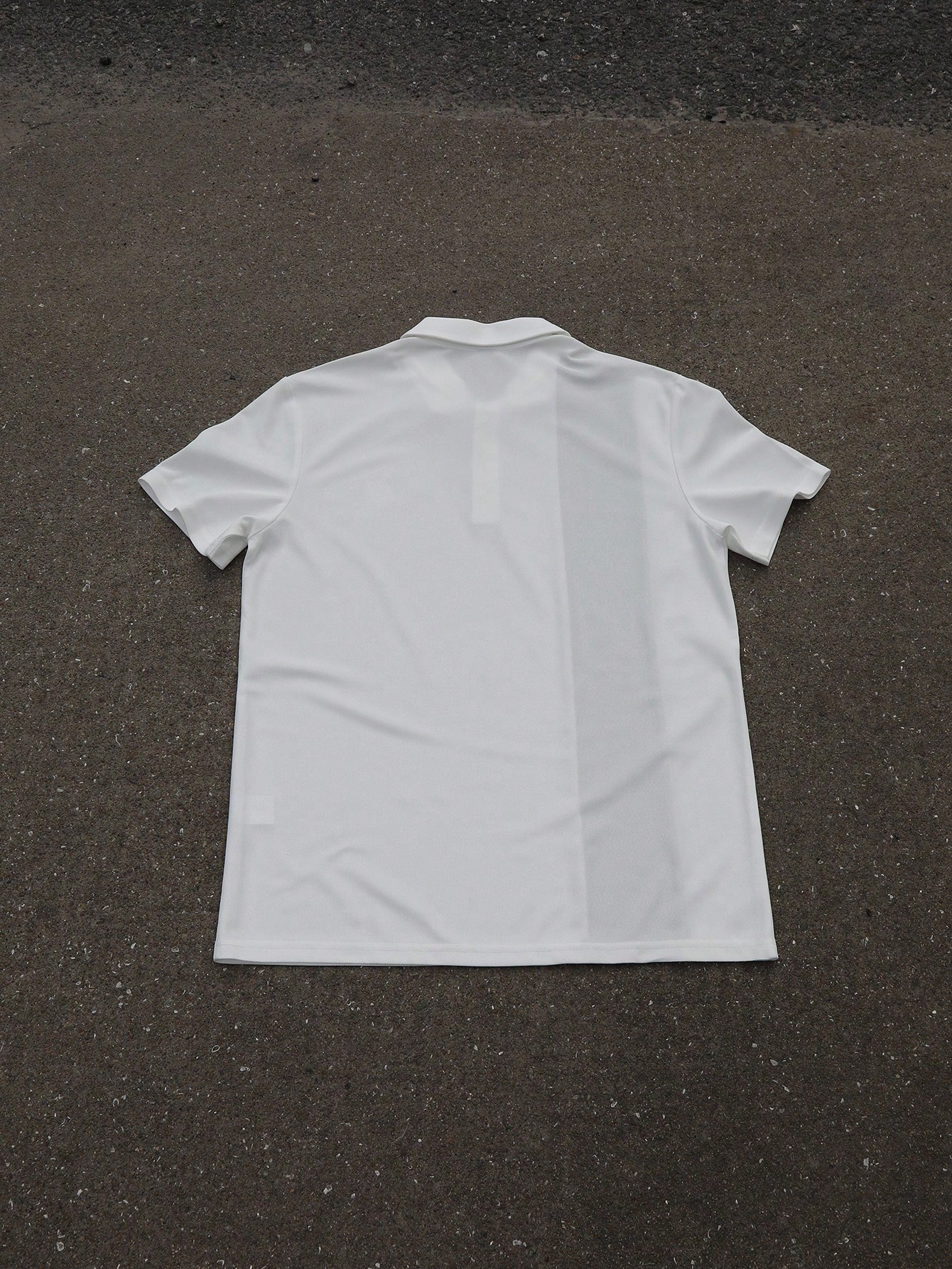 Men's White Short Sleeve Polo  - Polo Shirt Equestrian ulasan dan harga