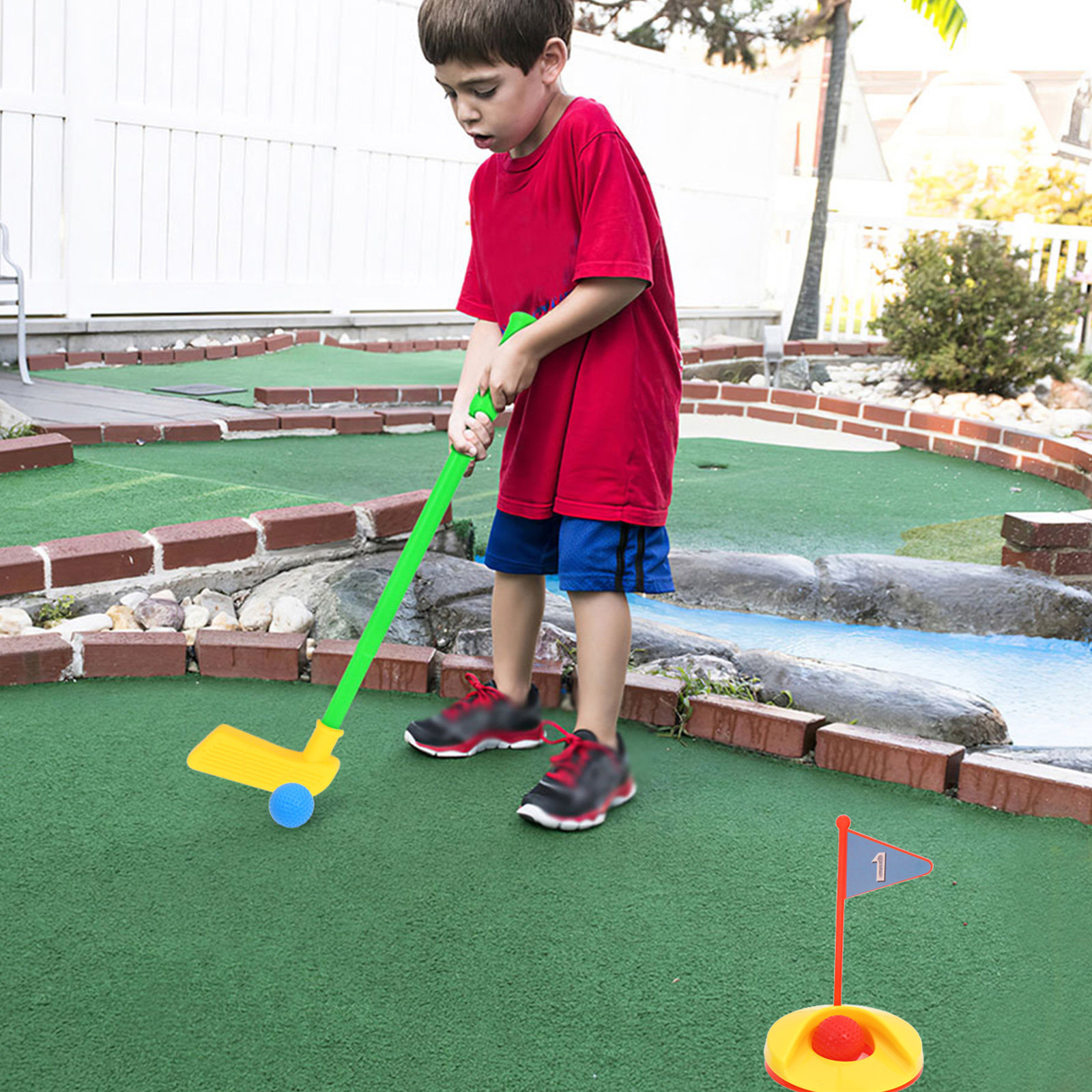 1Set Kids Golf Set Plastic Clu - Outdoor Sport Club ulasan dan harga
