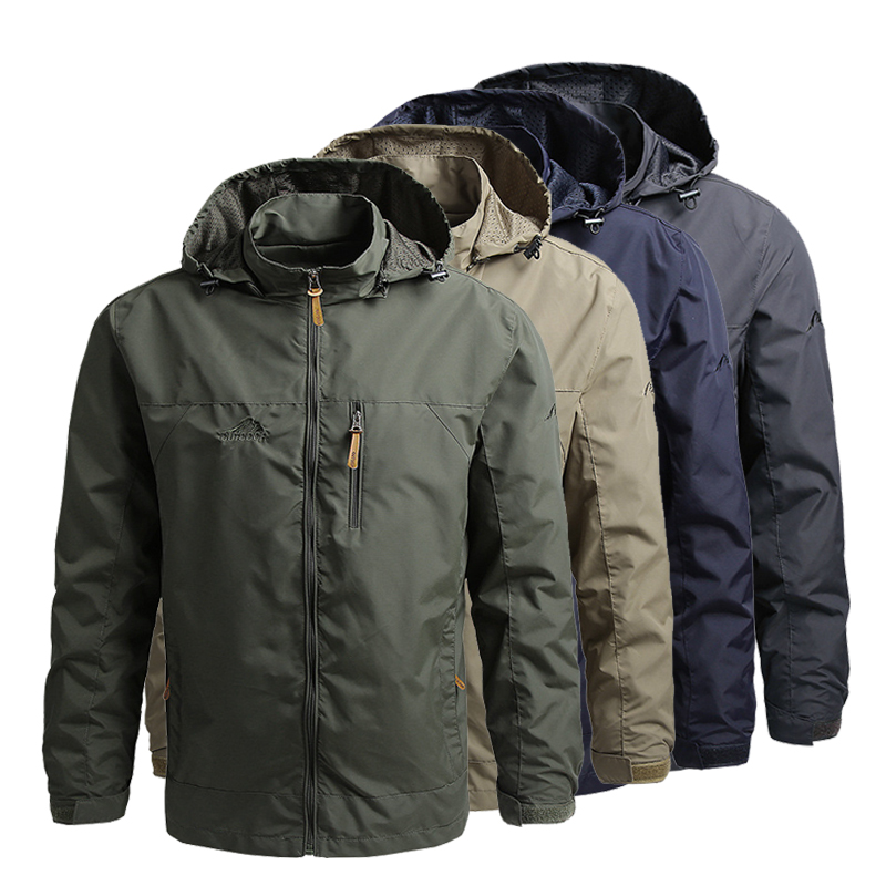 Windbreaker Men Tactical Jacke - Outdoor Sport Waterproof Jacket ulasan dan harga