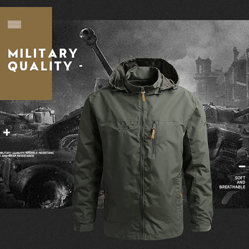 Windbreaker Men Tactical Jacke - Outdoor Sport Waterproof Jacket ulasan dan harga
