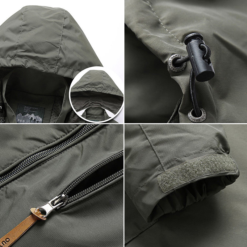 Windbreaker Men Tactical Jacke - Outdoor Sport Waterproof Jacket ulasan dan harga