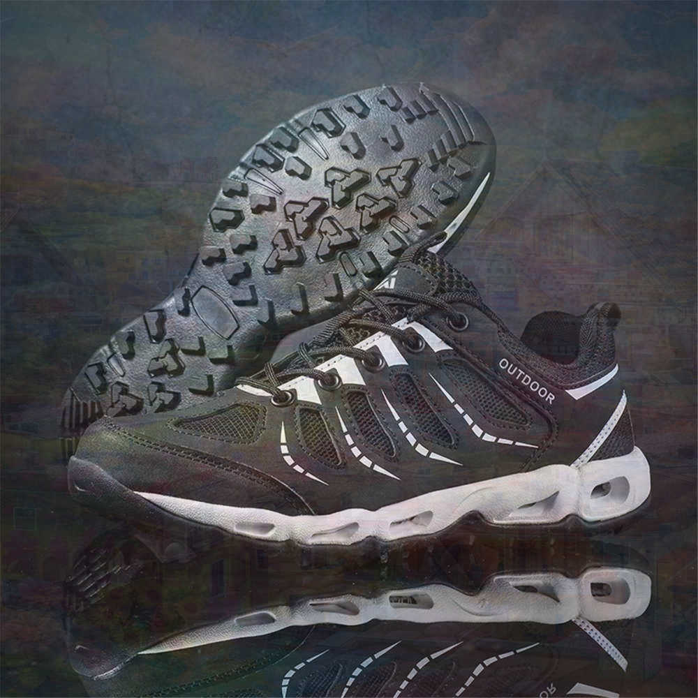 Sumer Round Tip Silver Sneaker - Outdoor Sport Name ulasan dan harga
