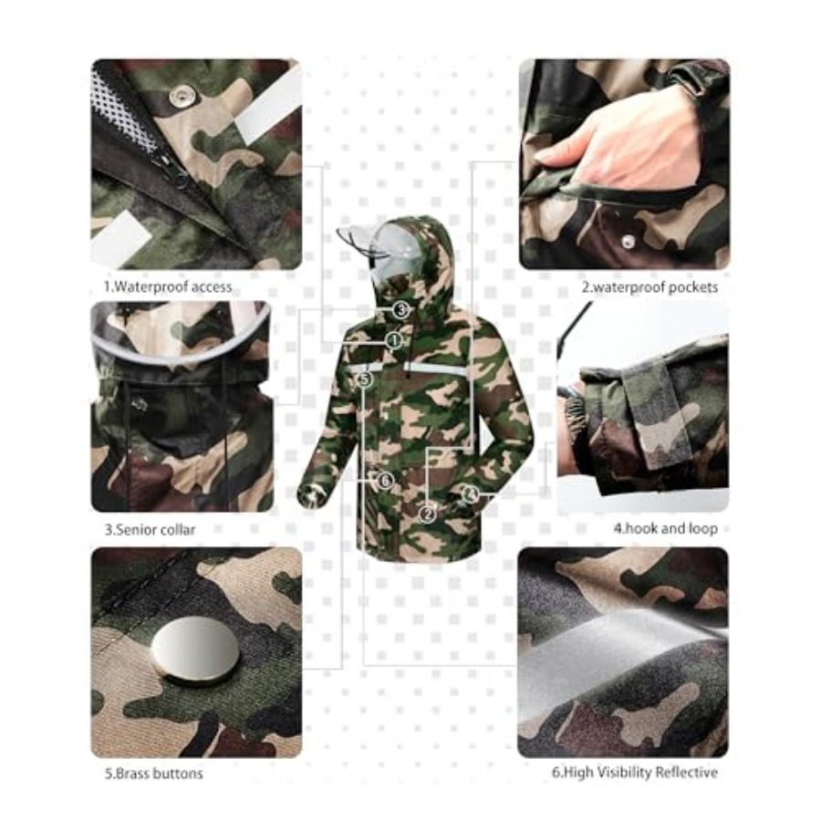 iCreek Rain Suit Waterproof Ja - Outdoor Sport Waterproof Jacket ulasan dan harga