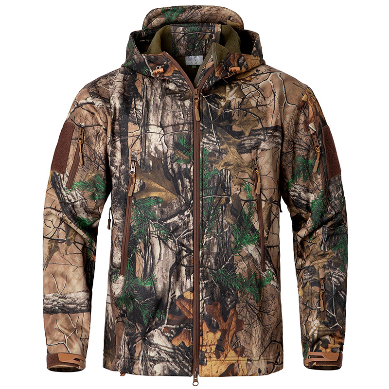 Men's Silent Soft Shell Camouf - Outdoor Sport Waterproof Jacket ulasan dan harga