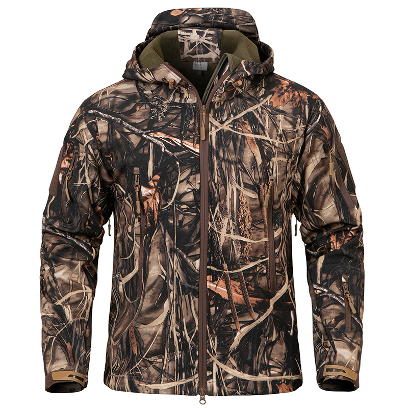 Men's Silent Soft Shell Camouf - Outdoor Sport Waterproof Jacket ulasan dan harga