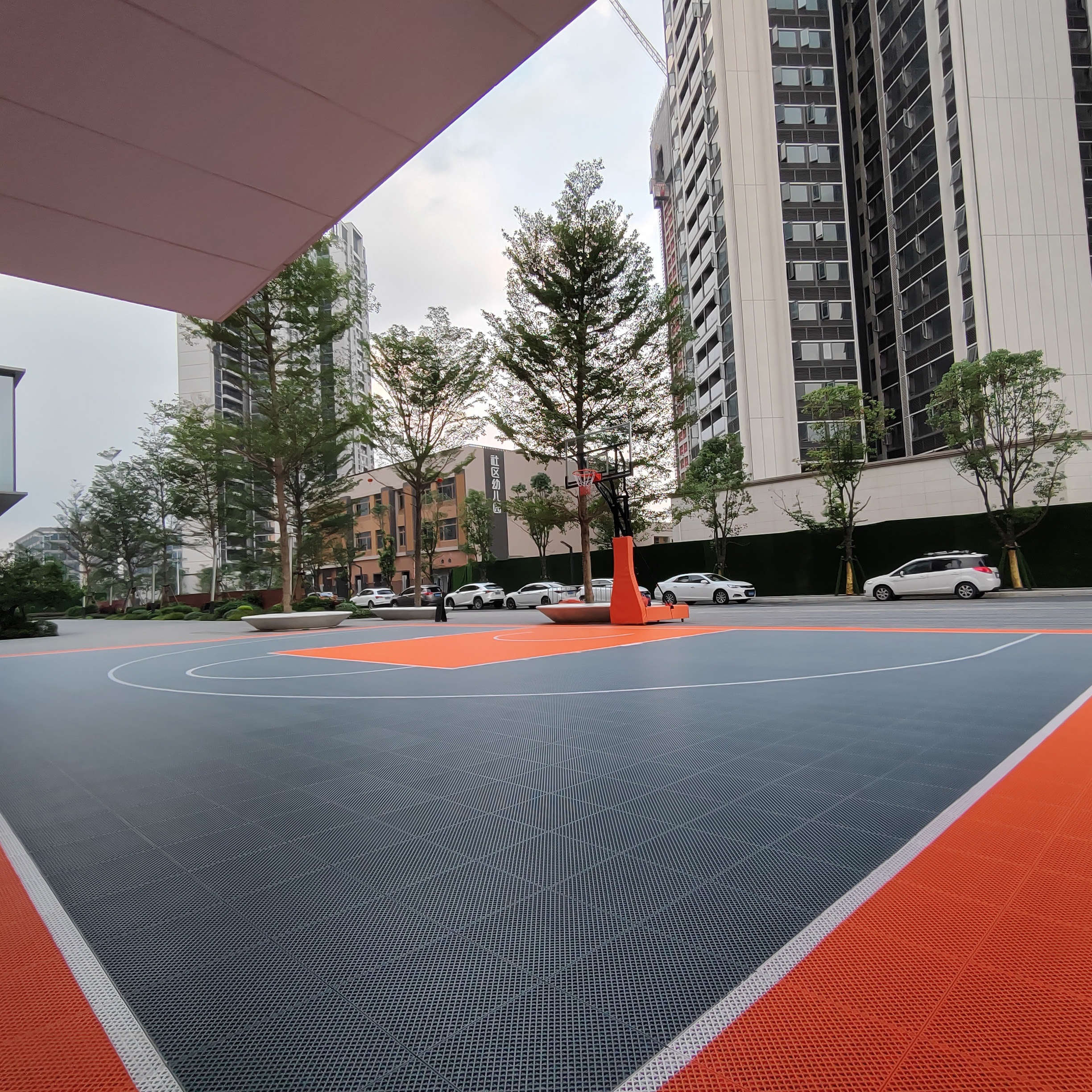 OEM Customized Indoor/Outdoor  - Outdoor Sport Court Tiles ulasan dan harga