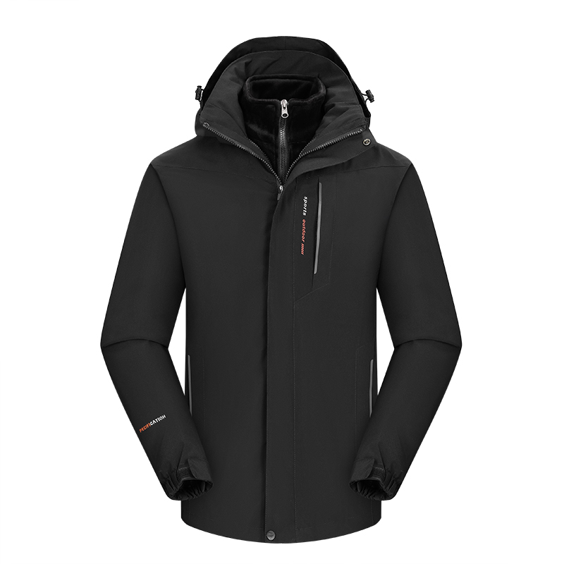 Men Outdoor Plus Velvet Windpr - Outdoor Sport Waterproof Jacket ulasan dan harga