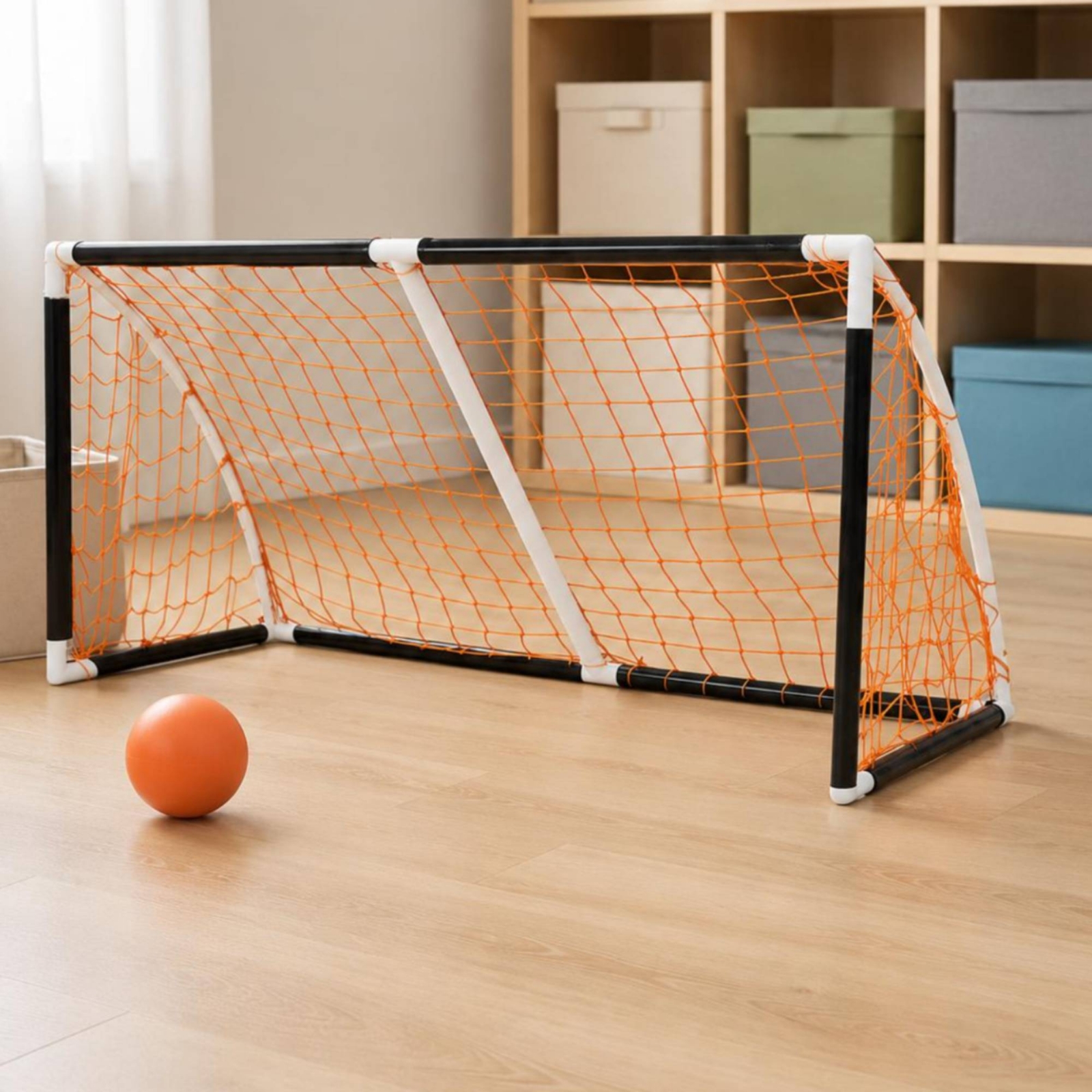 Portable Soccer Goal Orange Ne - Outdoor Sports Net ulasan dan harga