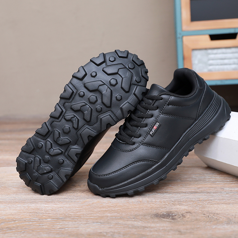 New Autumn Leather Men Casual  - Outdoor Sport Flooring ulasan dan harga