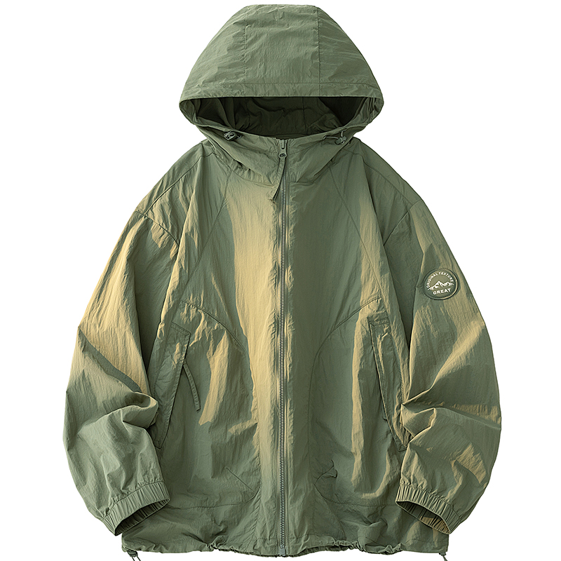 Outdoor UPF50+ Men's Hooded Su - Outdoor Sport Jacket ulasan dan harga
