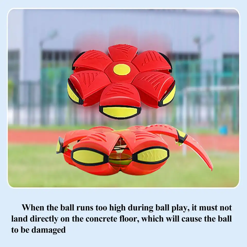 Magic UFO Flying Flat Disc Bal - Outdoor Sport Lights ulasan dan harga