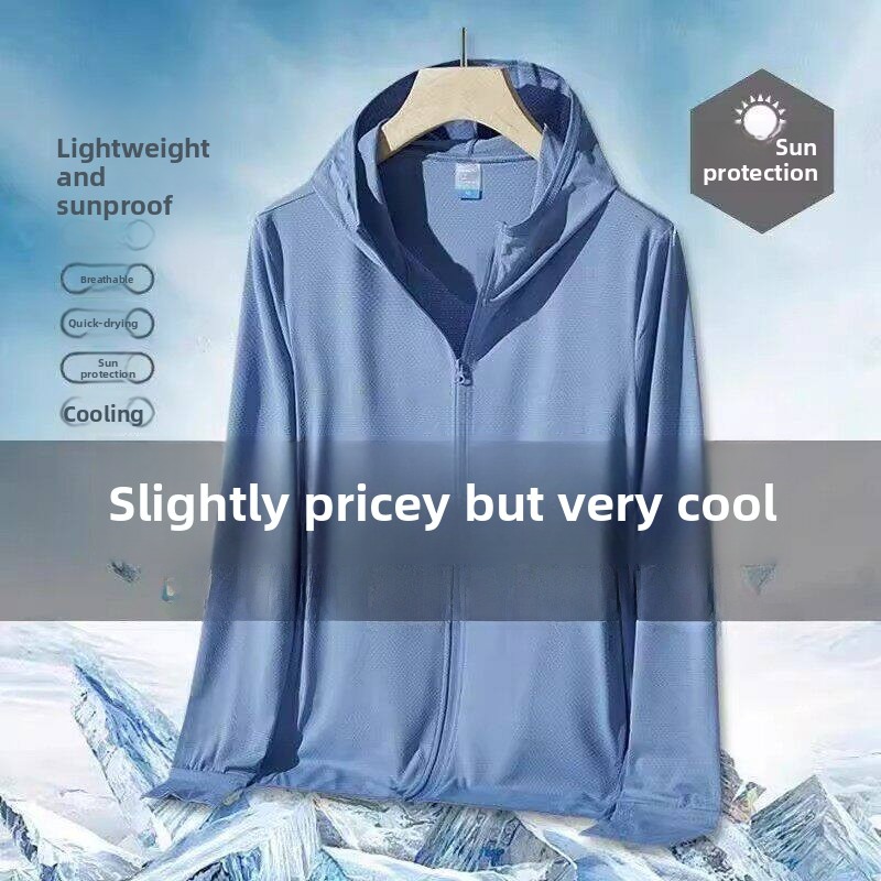 Ice Silk Mesh UV Protection Cl - Outdoor Sport Jacket ulasan dan harga