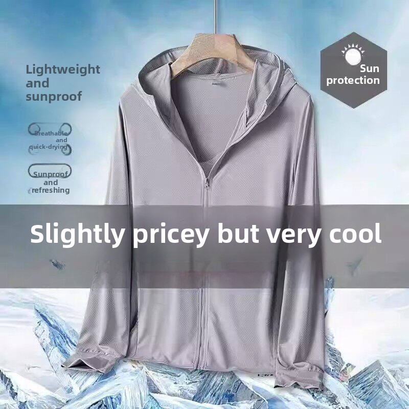 Ice Silk Mesh UV Protection Cl - Outdoor Sport Jacket ulasan dan harga